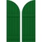 Ekena Millwork Americraft 5-Board (2 Batten) Wood Joined Board-n-Batten Shutters w/ Arch Top, ARW101BQ518X77HGH, PR ARW101BQ518X77HGH - alternate 1